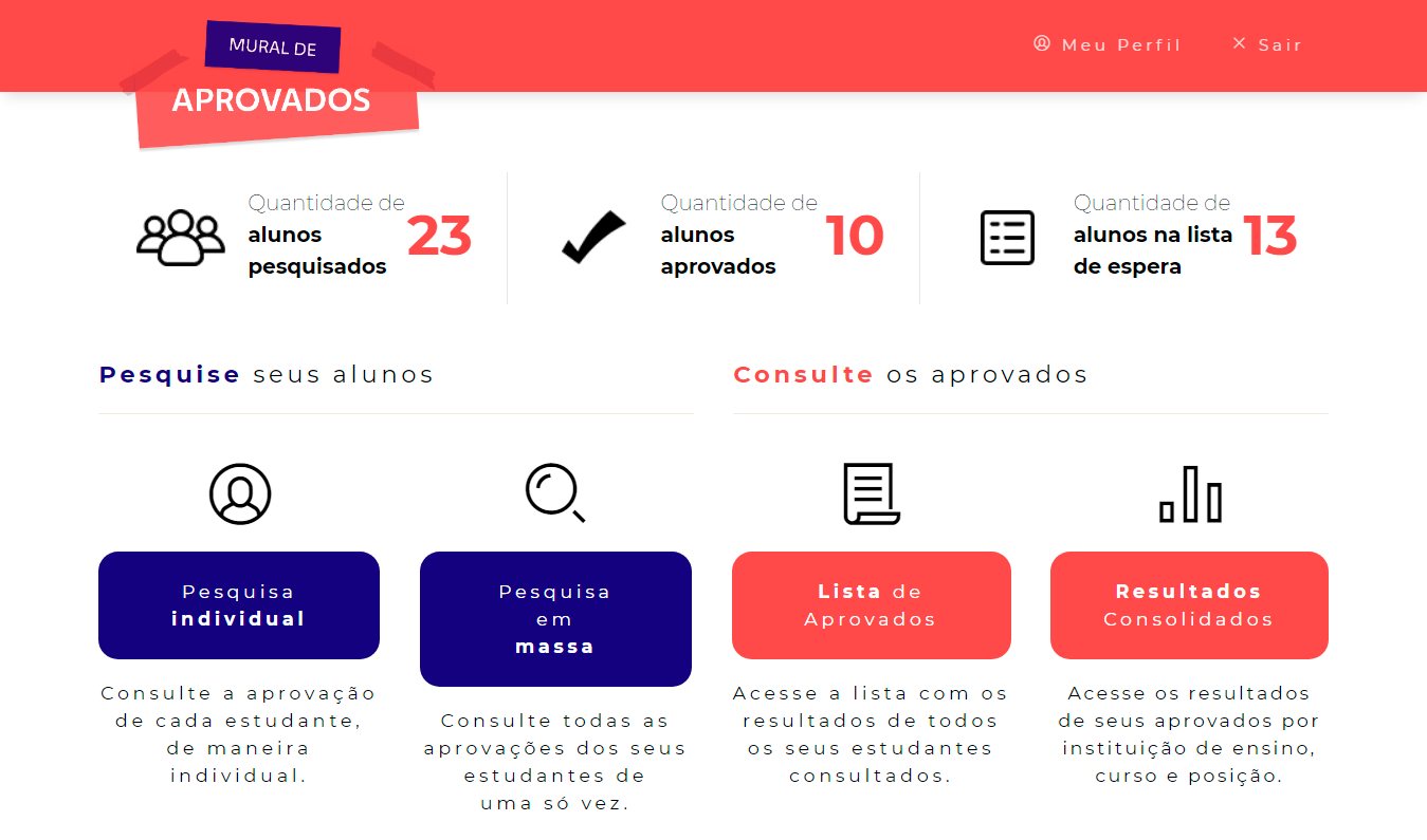 Print da plataforma